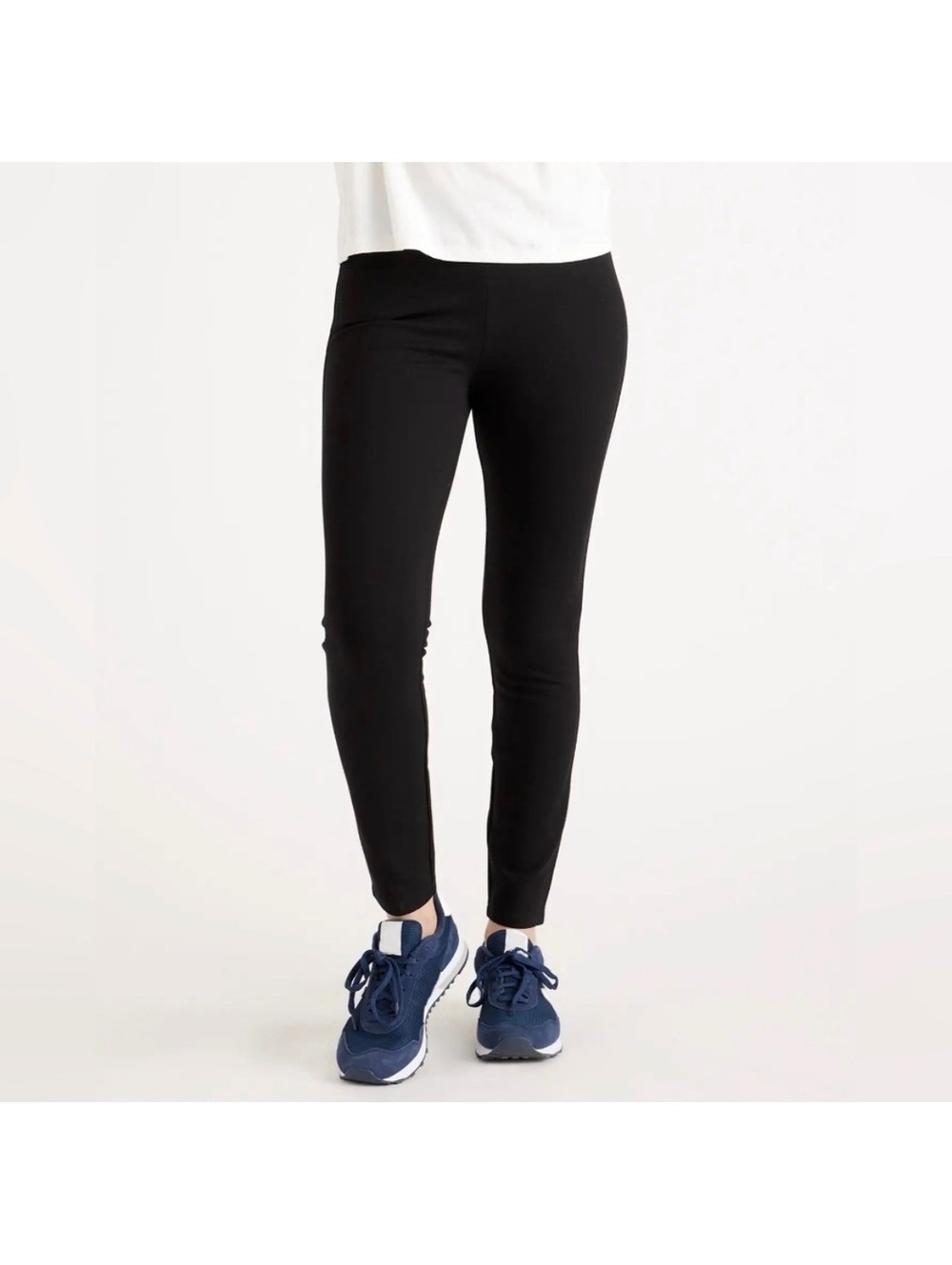 Quince Ultra Stretch Skinny Ponte Pants Black Medium
